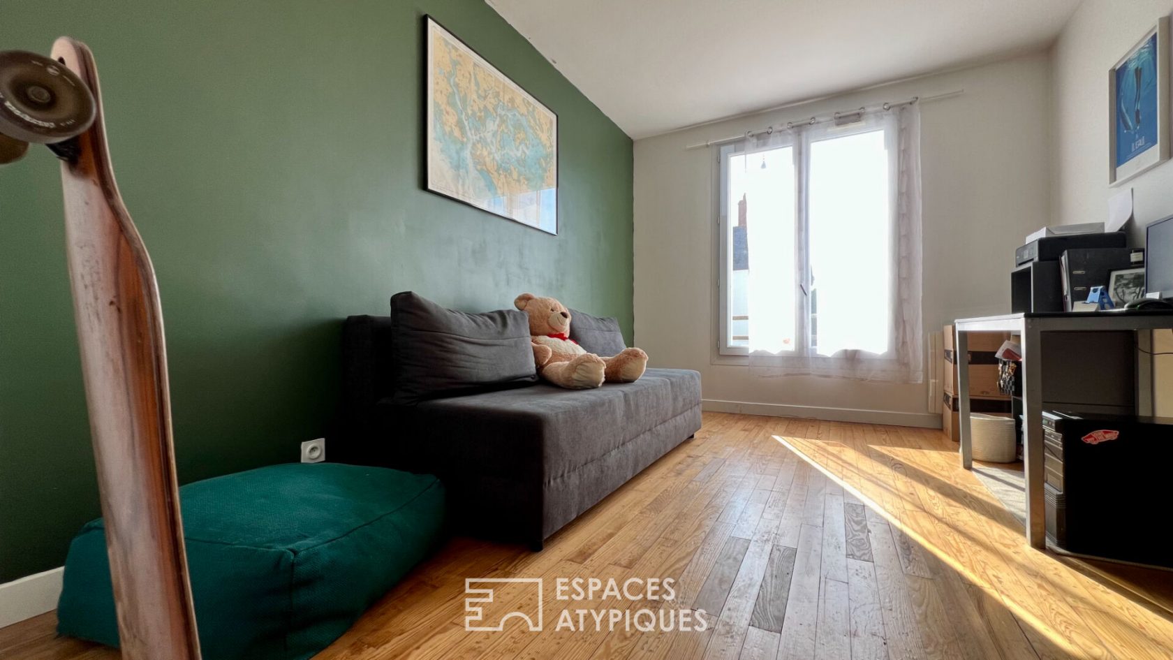 Charmant appartement de 3 pièces rénové avec garage à Merville