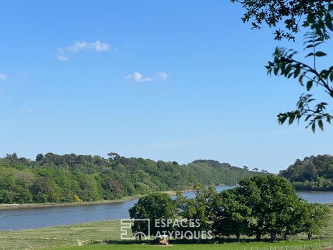 Maison d’exception avec vue sur le Scorff et potentiel d’aménagement