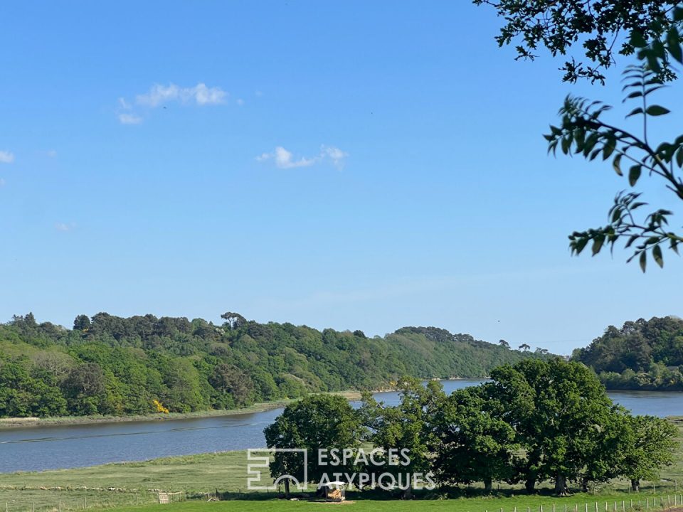 Maison d'exception avec vue sur le Scorff et potentiel d'aménagement