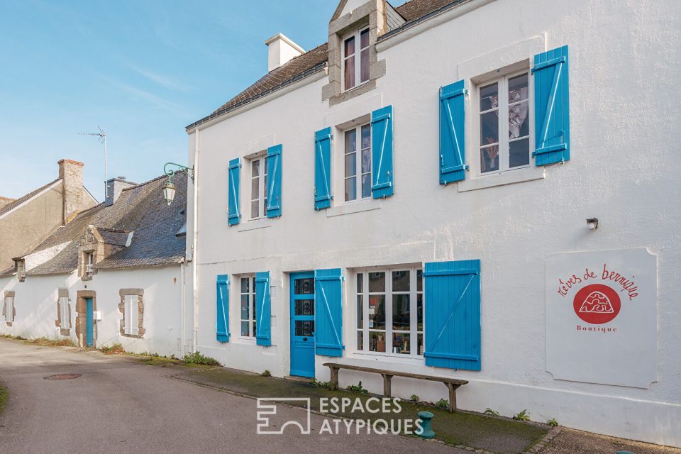 Maison de capitaine à deux pas du port pittoresque de PÉNERF