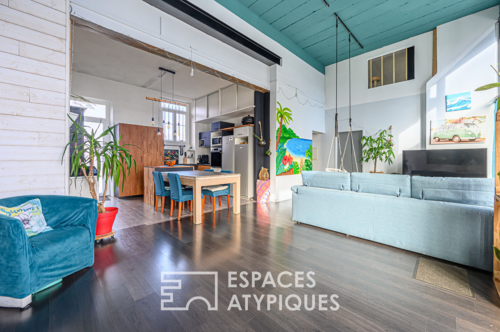 Loft zen en ville avec jardin