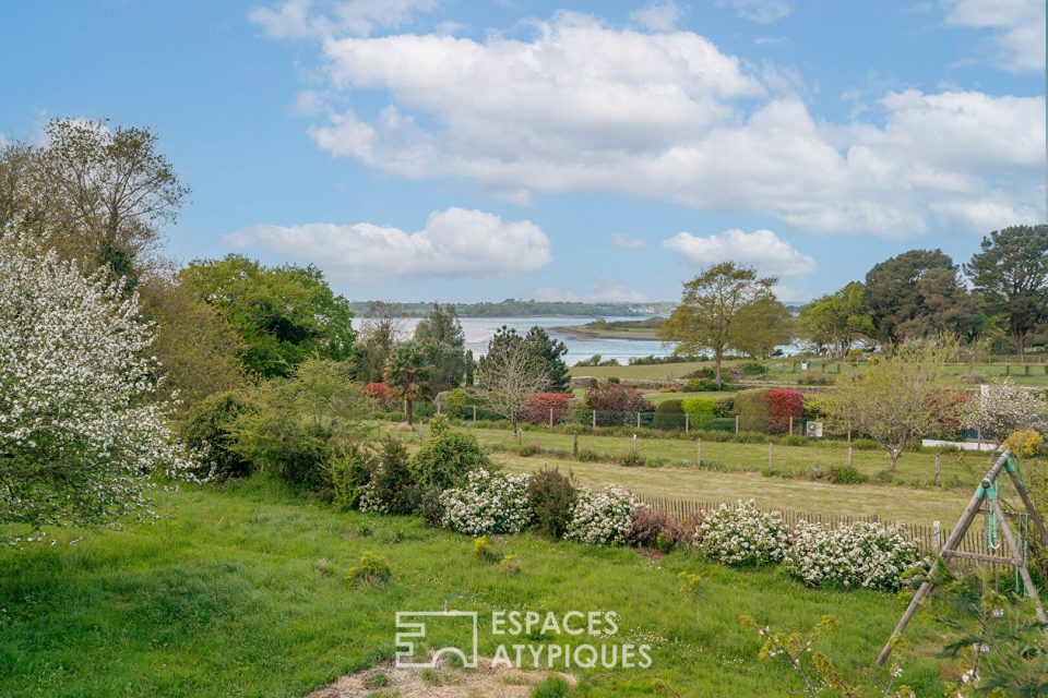 Propriété centre bourg avec vue sur le Golfe du Morbihan