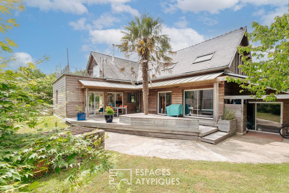 Maison à ossature bois à deux pas des plages de Locmariaquer