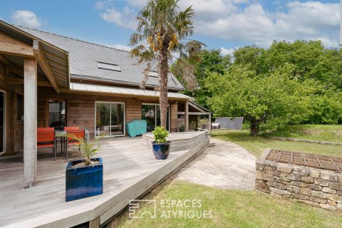 Maison à ossature bois à deux pas des plages de Locmariaquer