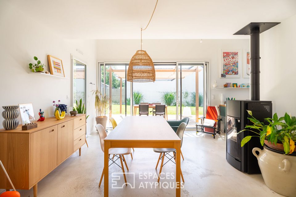 Maison d'architecte à Plescop, dans un environnement calme et résidentiel