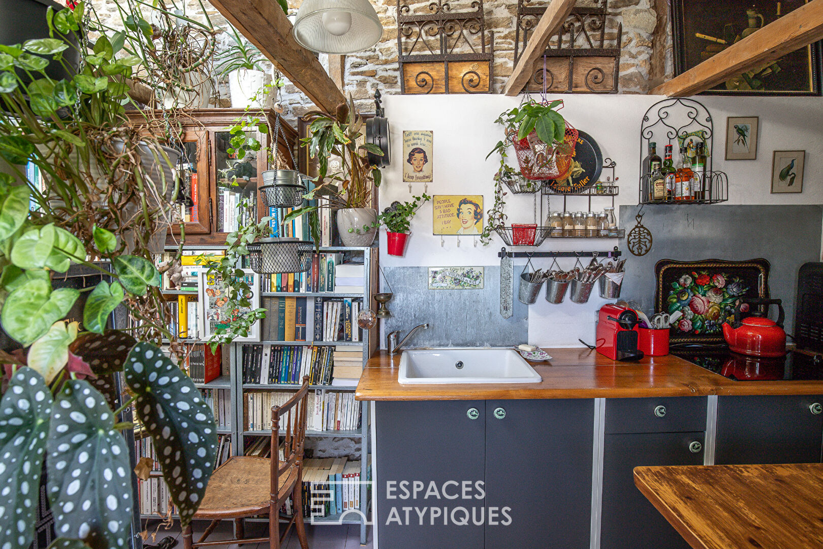Maison de ville rénovée et son jardin suspendu à Belle-Ile-en-mer