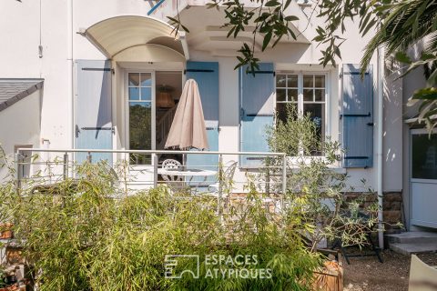 Character house on the waterfront in Saint-Goustan