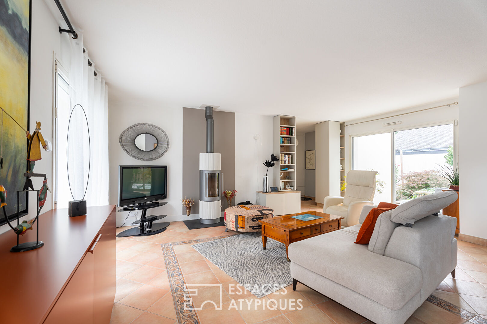 Maison contemporaine de plain-pied en coeur de bourg