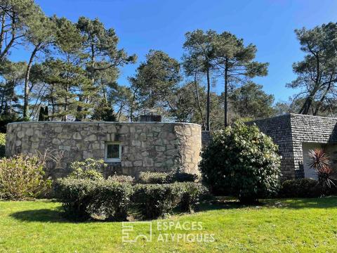 Maison de plain-pied de 183m2, signée Yves Guillou, au calme d&rsquo;une impasse