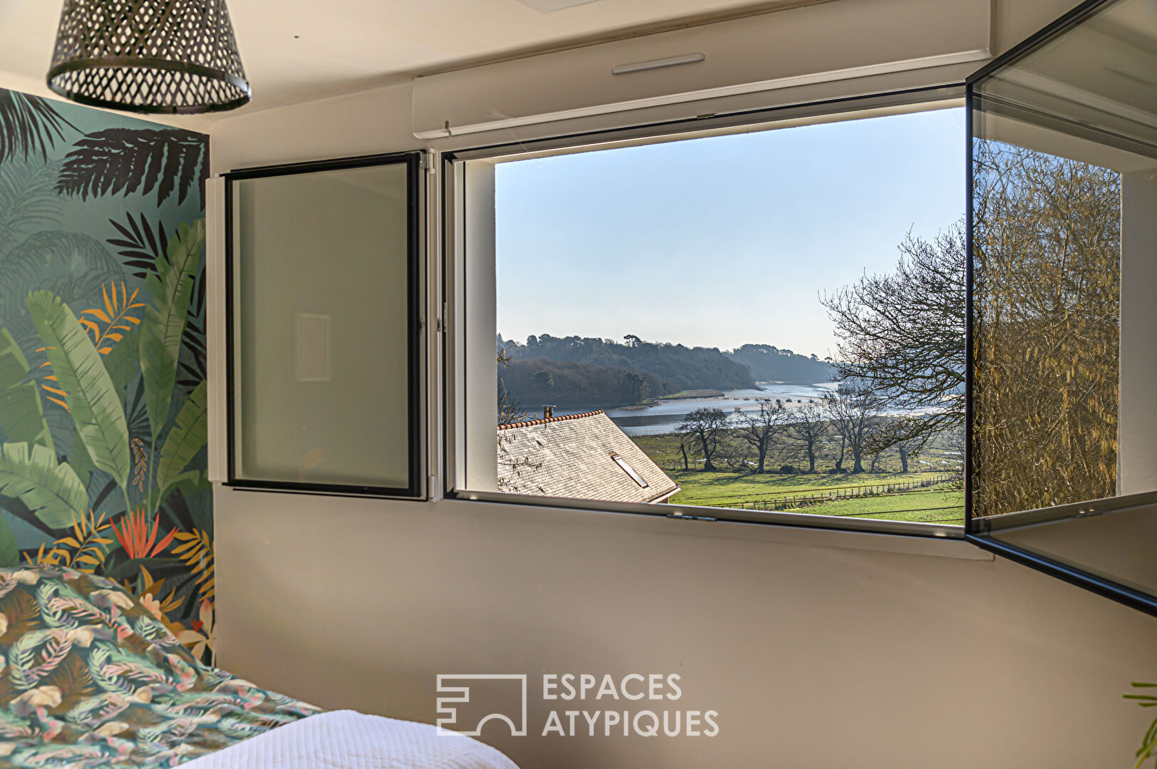 Maison familiale avec vue sur le Scorff à cinq minutes de Lorient