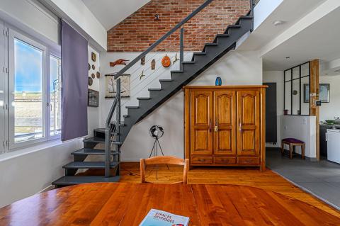 Duplex esprit loft dans une ancienne imprimerie proche centre-ville