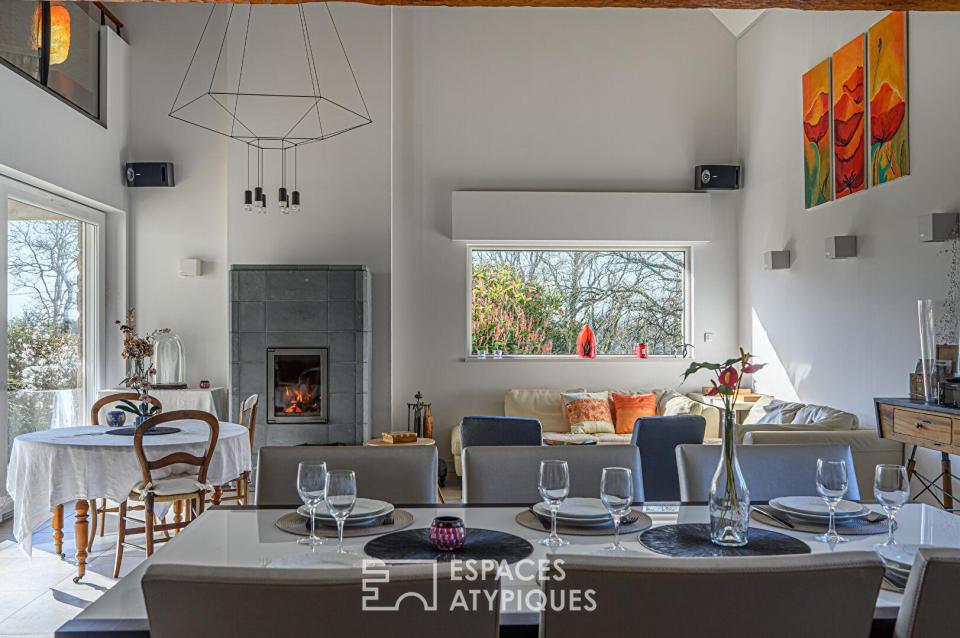 Propriété d'exception entre nature et littoral proche bourg de Guidel