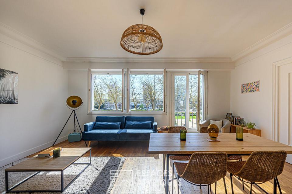 Appartement très lumineux en hyper-centre avec vue sur parc