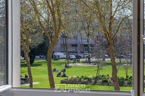Appartement très lumineux en hyper-centre avec vue sur parc