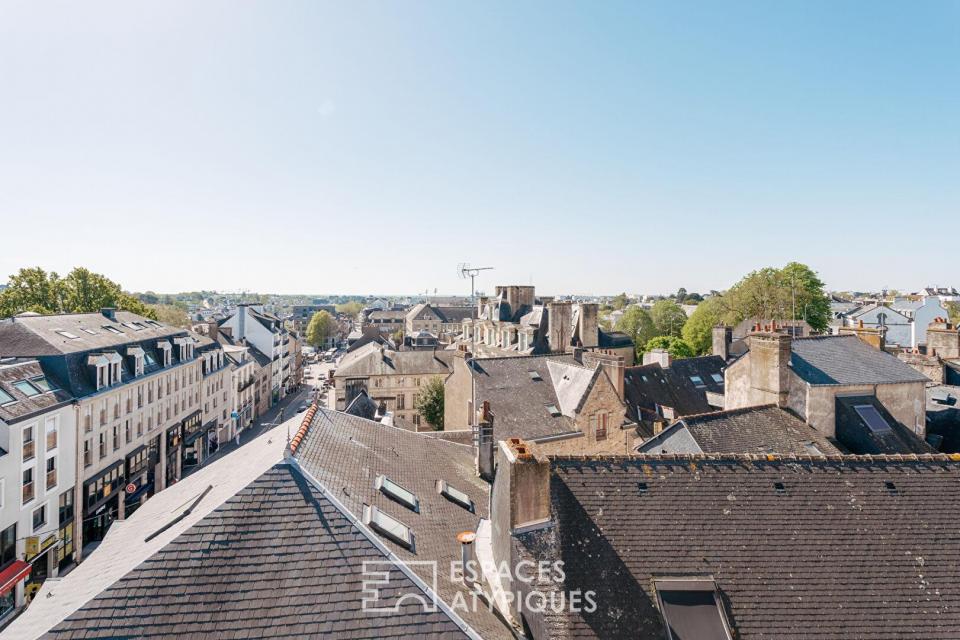 Appartement rénové avec vue imprenable au coeur de Vannes