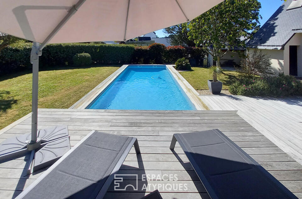 Villa avec piscine et vue panoramique sur le Golfe du Morbihan