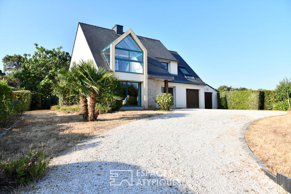 Villa avec piscine et vue panoramique sur le Golfe du Morbihan