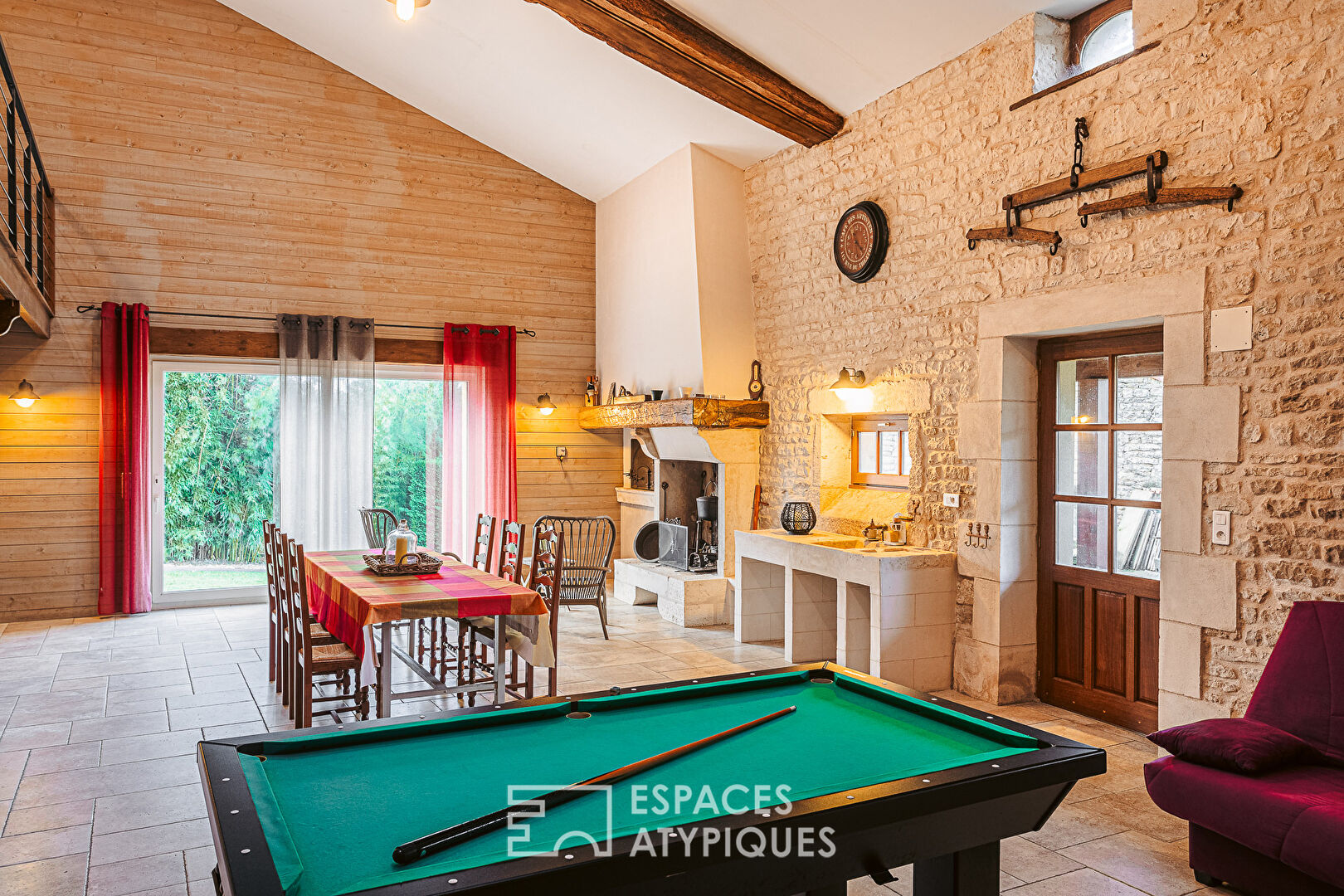 Authentic stone house with swimming pool and outbuildings