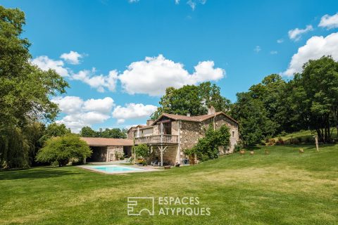 Old mill in an idyllic setting on the banks of the Autize