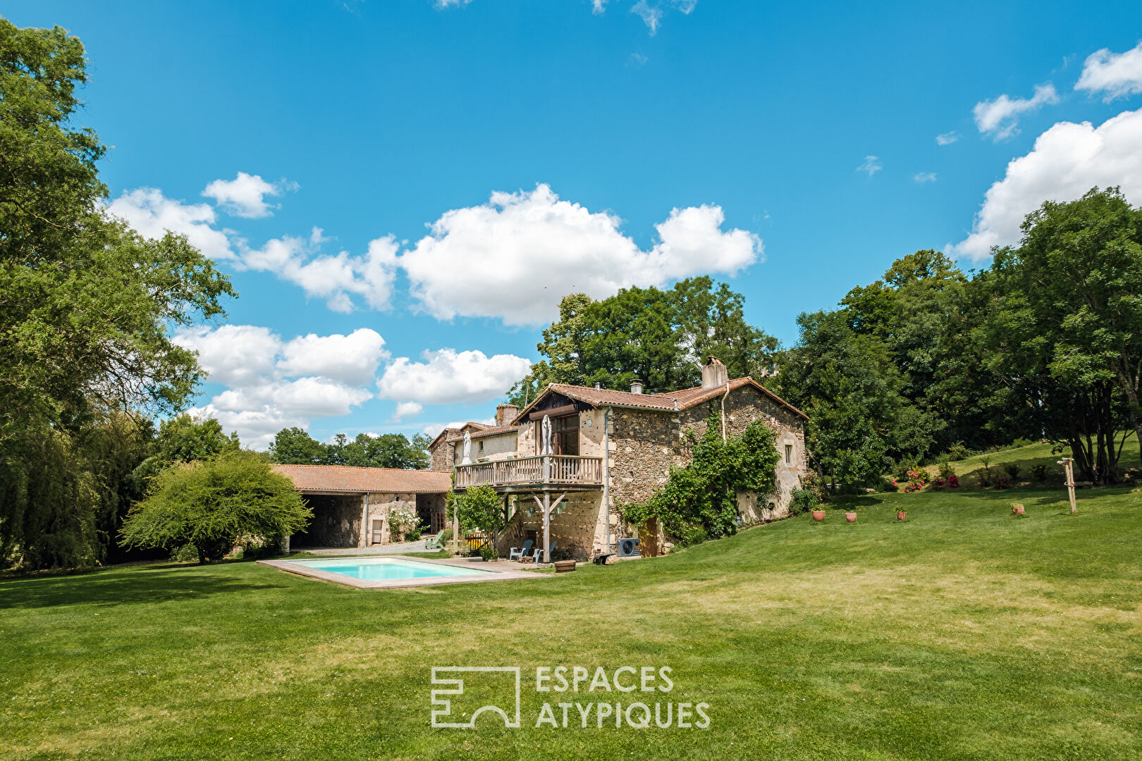 Old mill in an idyllic setting on the banks of the Autize