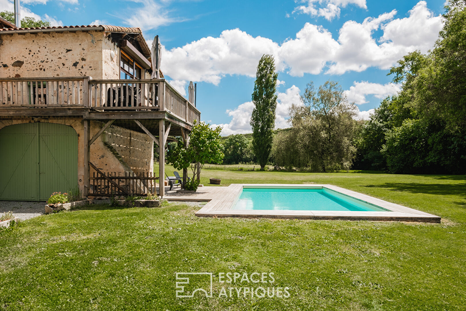 Old mill in an idyllic setting on the banks of the Autize