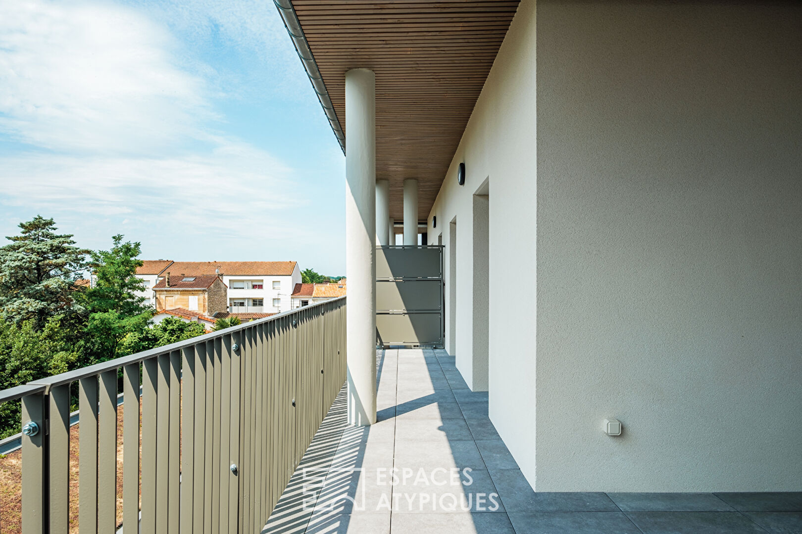 Rooftop with a privileged view of Niort