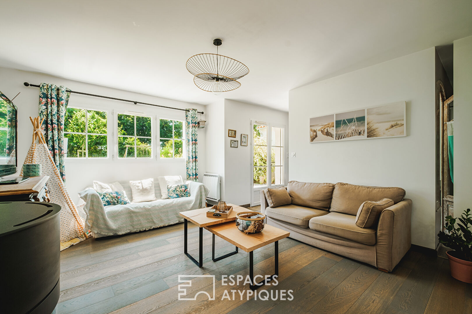 Maison à l’esprit rétais dans un environnement privilégié