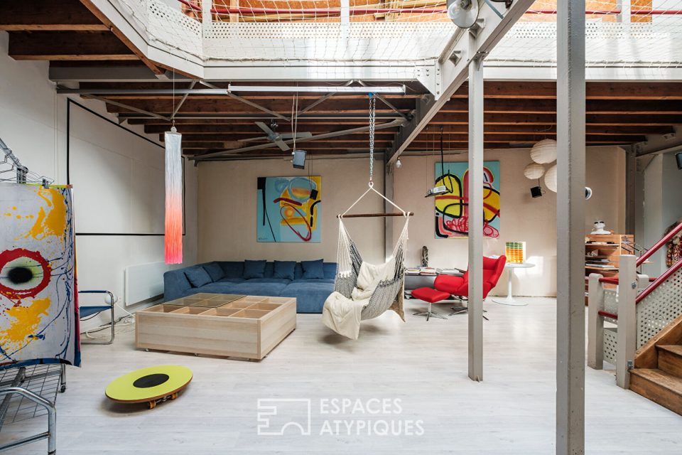 Loft à l'esprit industriel à deux pas des commerces