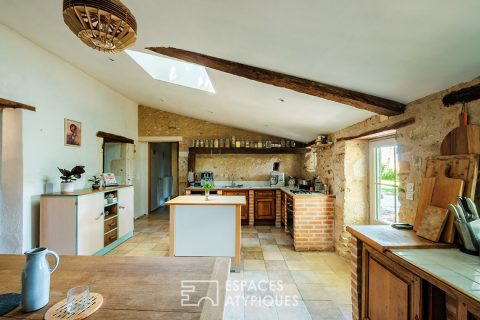 L&rsquo;élégance rustique : Vaste domaine familial et ses gîtes dans un écrin de verdure