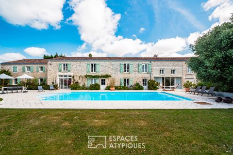Logis du XIXe dans la capitale du Marais poitevin