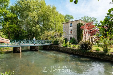 Old 17th century mill and its independent gîte