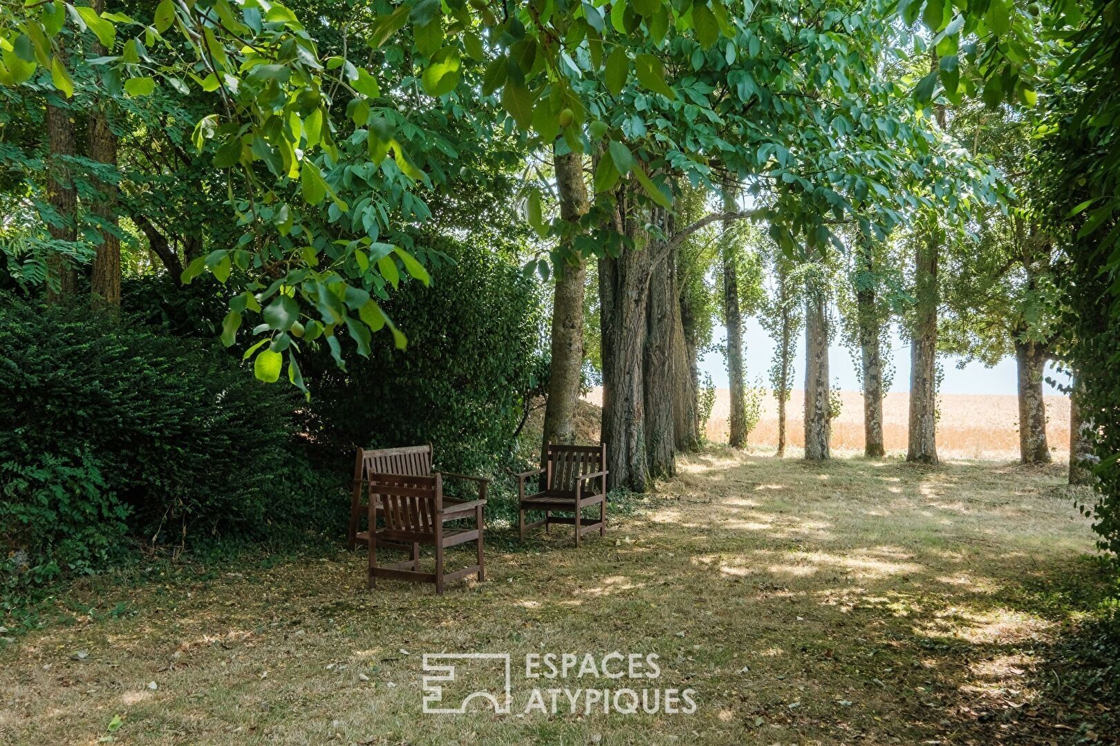 Propriété avec piscine à fort potentiel en pleine nature