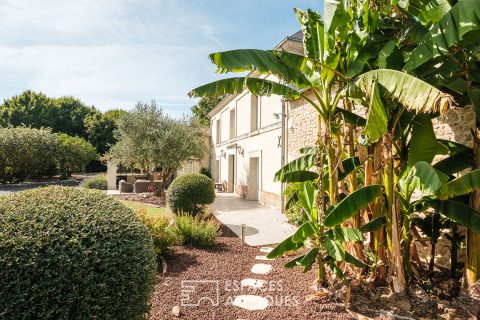 Renovated character property and its landscaped park
