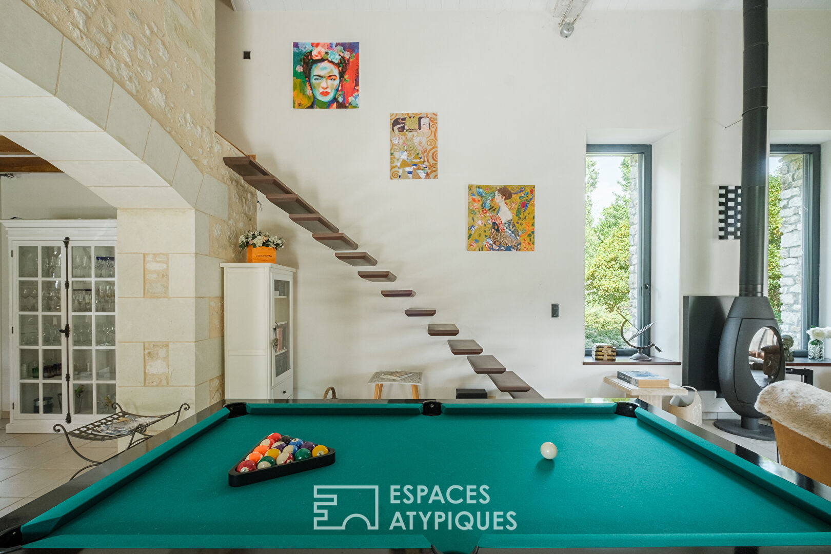 Renovated character property and its landscaped park