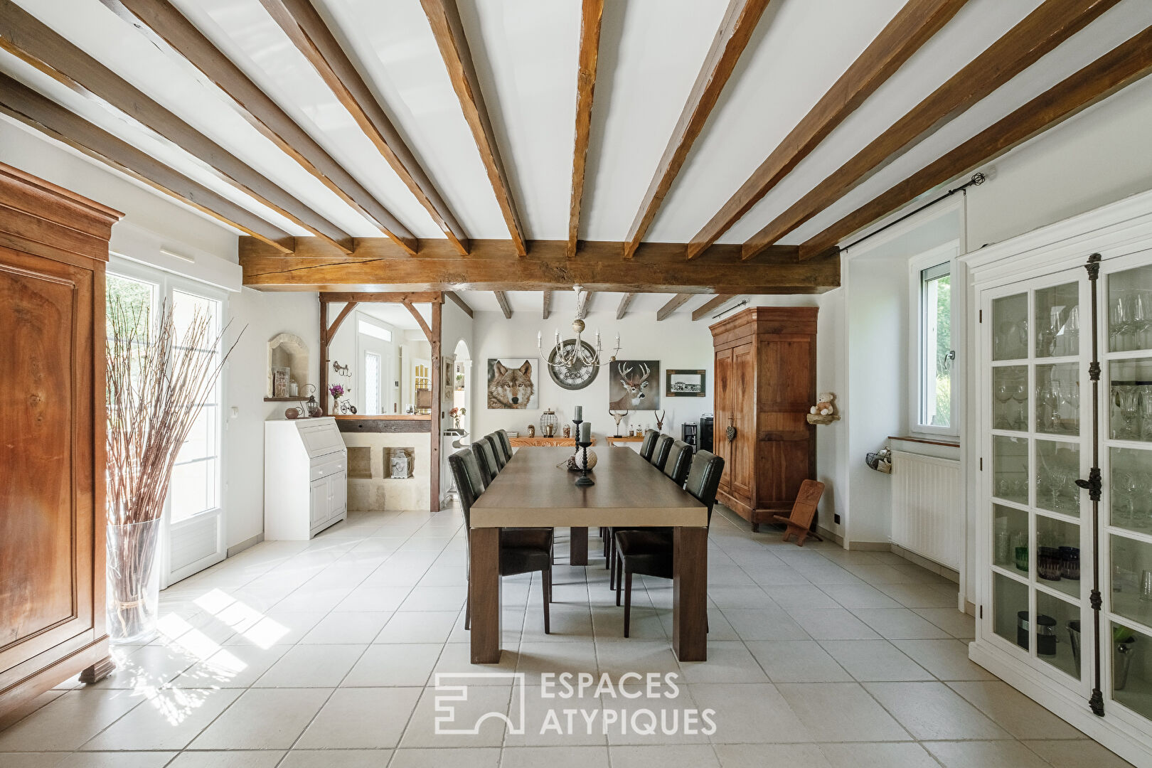 Renovated character property and its landscaped park
