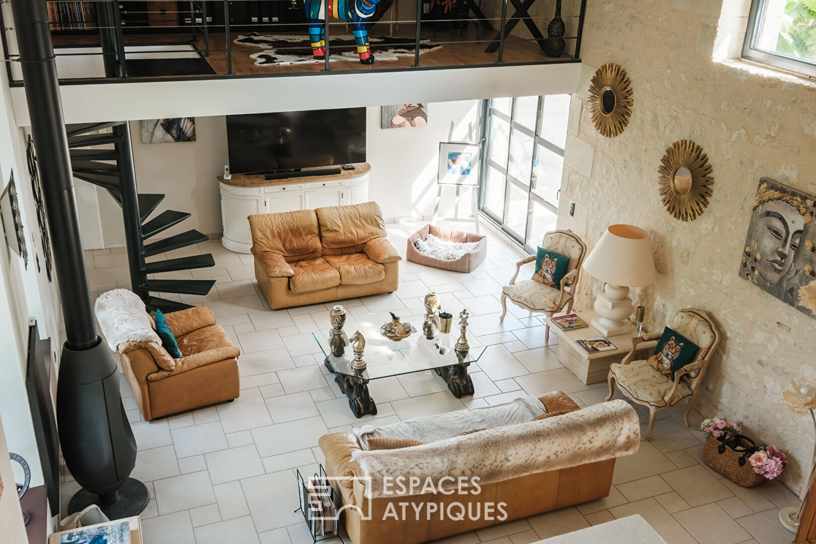 Renovated character property and its landscaped park