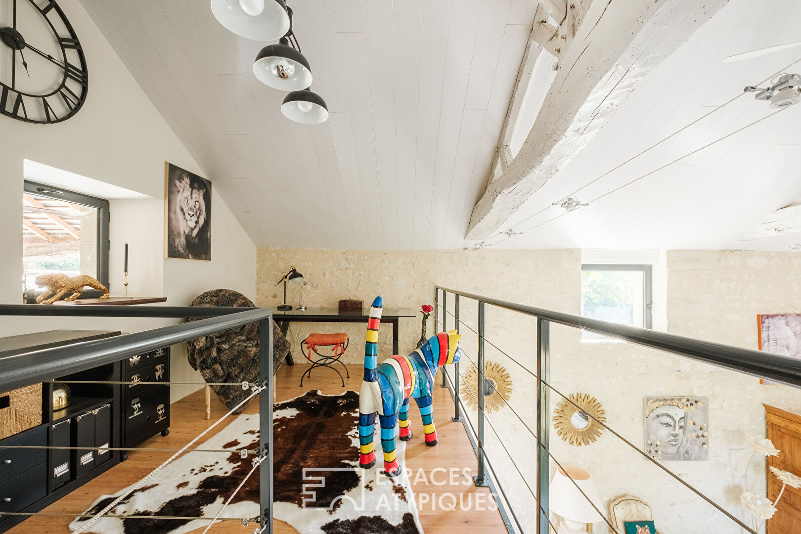Renovated character property and its landscaped park