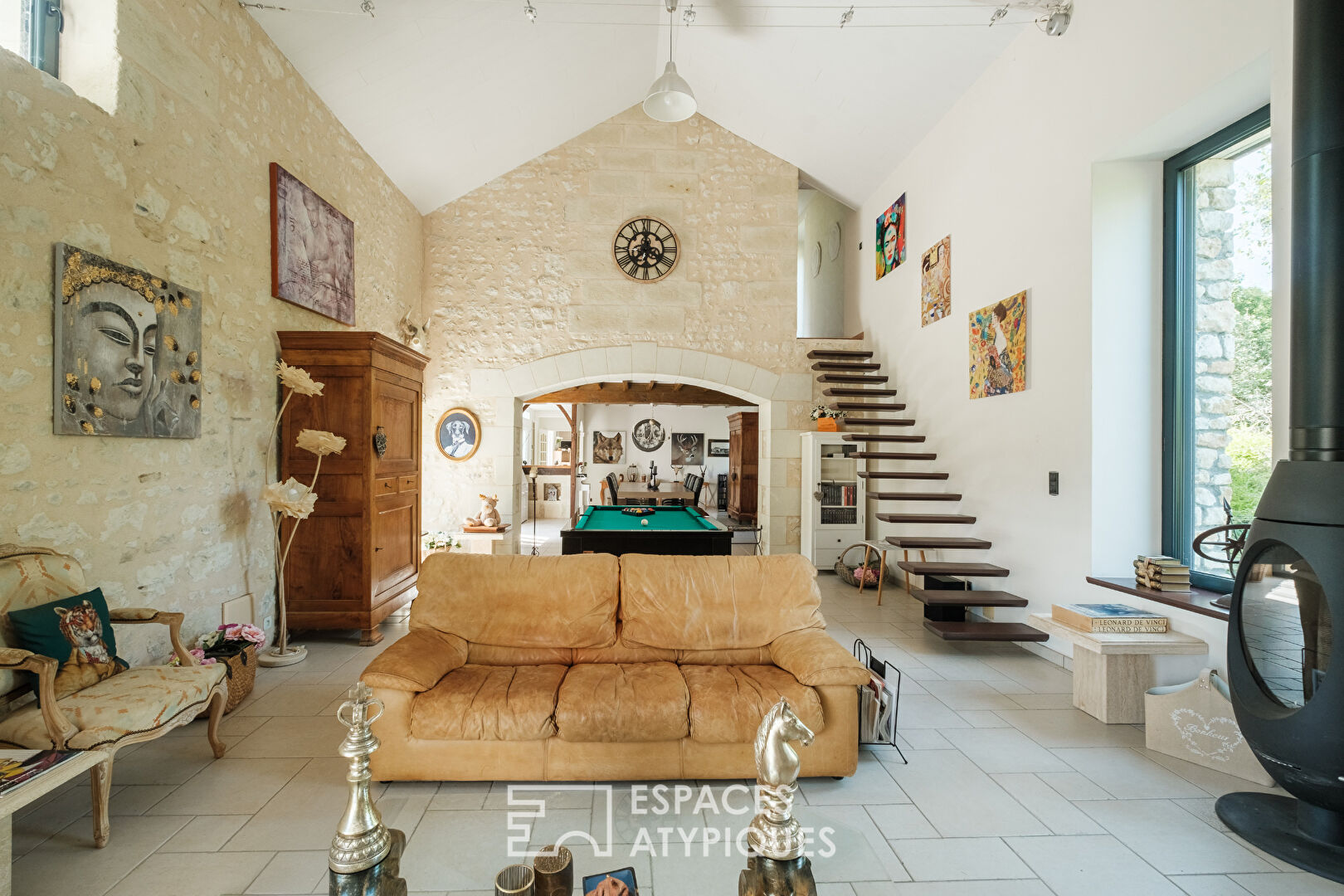 Renovated character property and its landscaped park