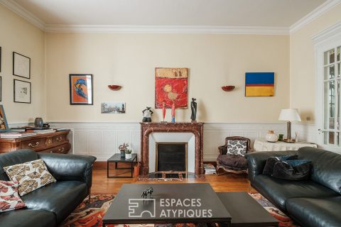 Maison Art Nouveau avec jardin et vue panoramique