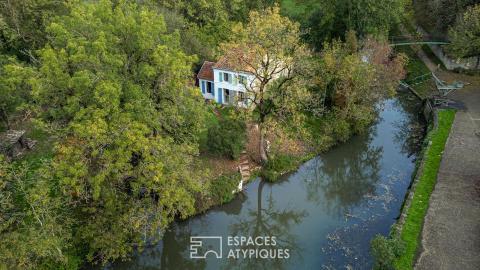 Maison de caractère sur son île, à l&rsquo;abri des regards