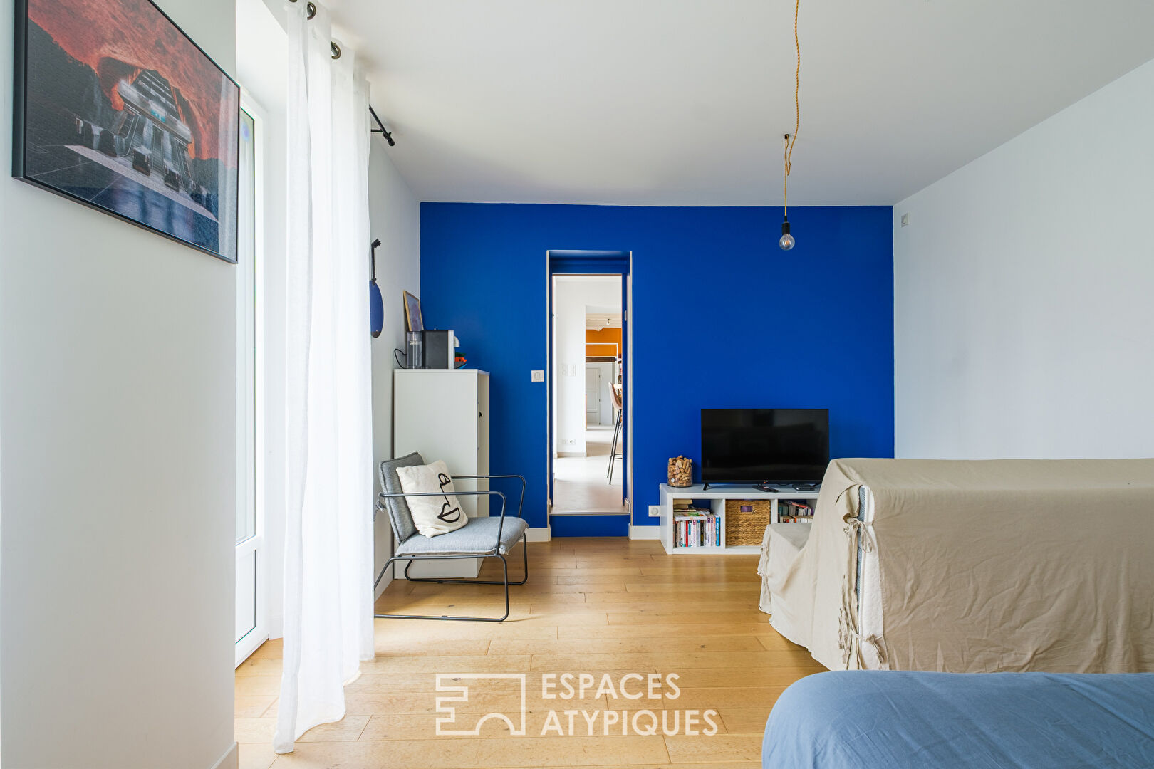 Longère rénovée avec piscine au calme