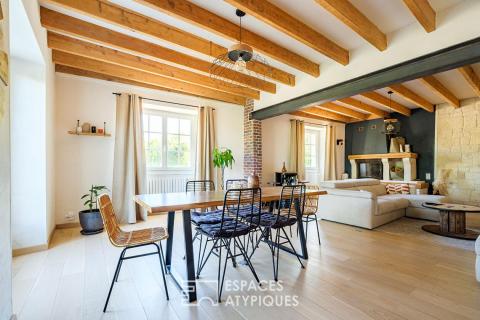 Maison rénovée avec piscine et jardin aux portes de Niort