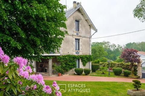 Maison de maître en coeur de ville avec jardin et espaces de vie évolutifs
