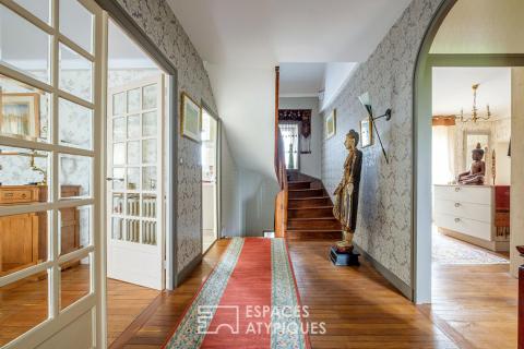 Maison de maître en coeur de ville avec jardin et espaces de vie évolutifs