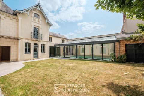 Maison bourgeoise avec piscine couverte en coeur de ville