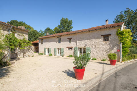 Authenticité et quiétude pour cette maison de charme entre Niort et La Rochelle