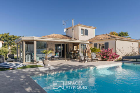 Maison familiale avec piscine au coeur d’Echiré