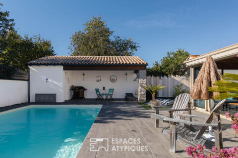 Maison familiale avec piscine au coeur d&rsquo;Echiré