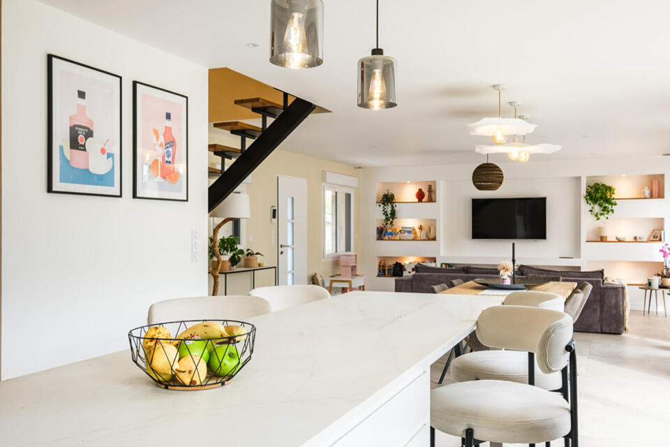 Deux habitations indépendantes et espace modulable en centre-ville