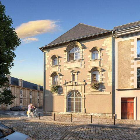 Immeuble de caractère dans un quartier calme du centre-ville